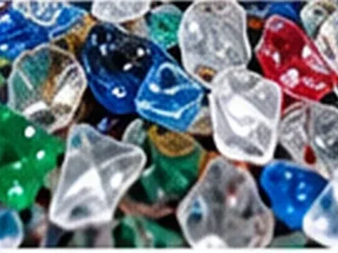 Recycled plastic material
